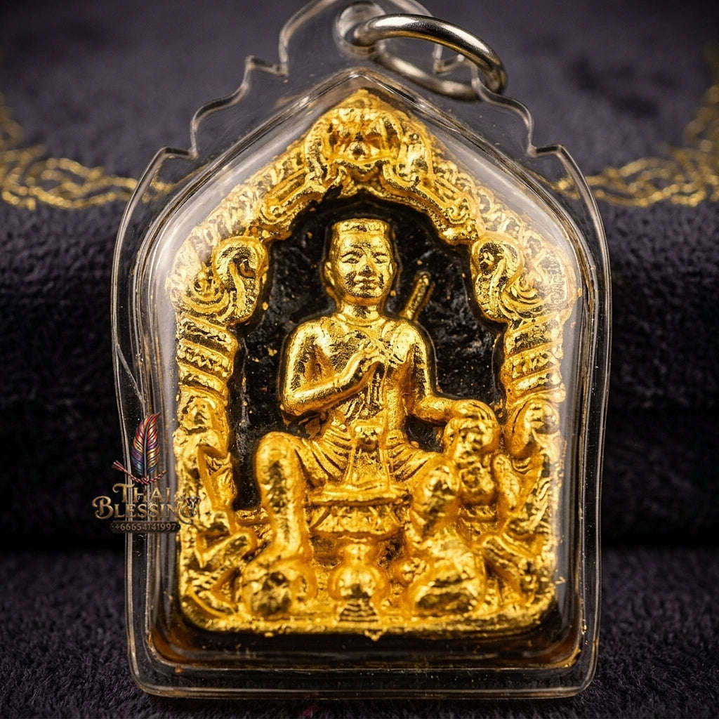 💥 THE NORTHERN MASTERPIECE OF EROTIC DESIRE & FORTUNE: THE KHRU BA PHON PHRAI UEANG KHAM KHUN PHAEN!  Sacred "Khun Phaen Phrai Ueang Kham (Golden Orchid Spirit Khun Phaen) Thai Blessing Co By RURUECHA