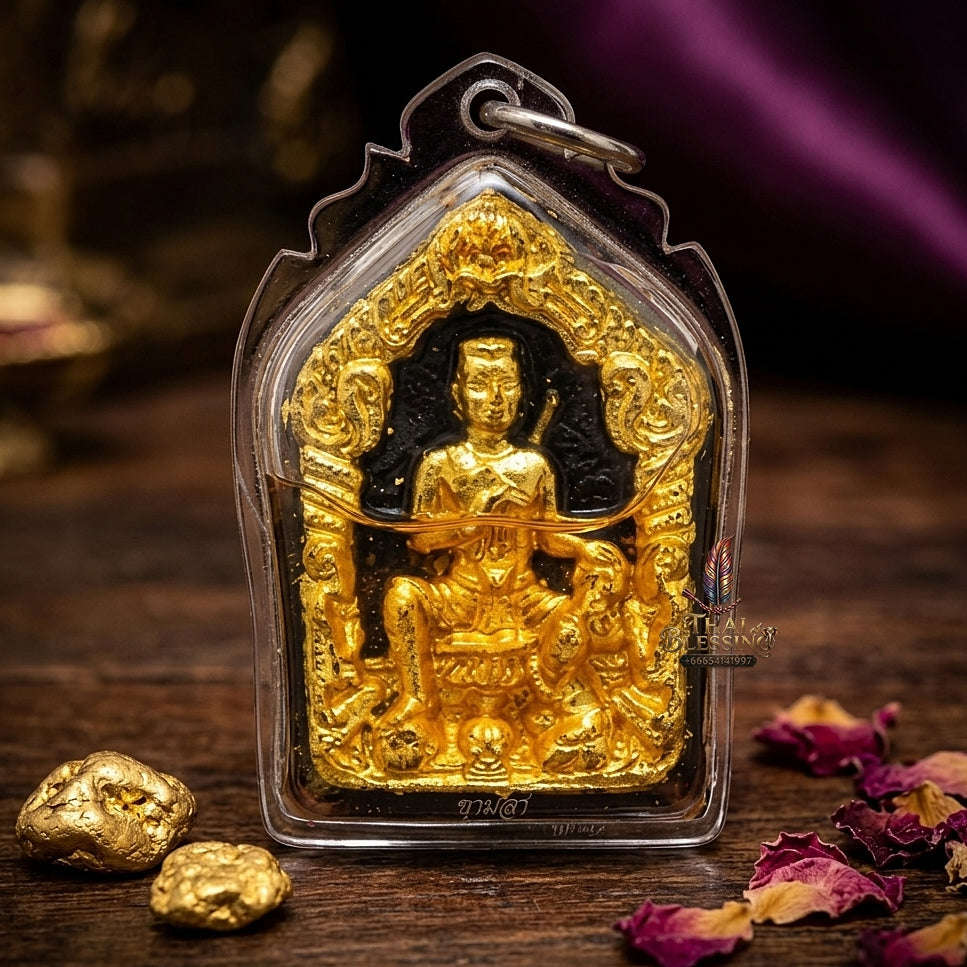 💥 THE NORTHERN MASTERPIECE OF EROTIC DESIRE & FORTUNE: THE KHRU BA PHON PHRAI UEANG KHAM KHUN PHAEN!  Sacred "Khun Phaen Phrai Ueang Kham (Golden Orchid Spirit Khun Phaen) Thai Blessing Co By RURUECHA