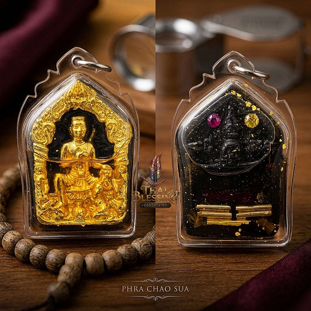 💥 THE NORTHERN MASTERPIECE OF EROTIC DESIRE & FORTUNE: THE KHRU BA PHON PHRAI UEANG KHAM KHUN PHAEN!  Sacred "Khun Phaen Phrai Ueang Kham (Golden Orchid Spirit Khun Phaen) Thai Blessing Co By RURUECHA