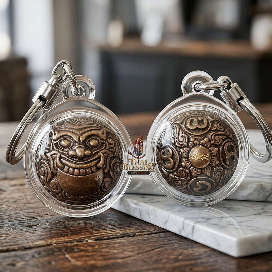 💥 THE OCCULT MASTERPIECE OF COSMIC SHIELDING & WEALTH REVERSAL: THE KRU BA KHAM FAN PHAROT KHORO RAHU NUEA DUANG (BLACK-BRONZE EDITION)!  Sacred "Porot Khoro Rahu Nuea Duang Thai Blessing Co By RURUECHA