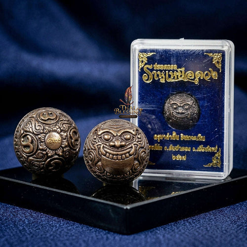 💥 THE OCCULT MASTERPIECE OF COSMIC SHIELDING & WEALTH REVERSAL: THE KRU BA KHAM FAN PHAROT KHORO RAHU NUEA DUANG (BLACK-BRONZE EDITION)!  Sacred "Porot Khoro Rahu Nuea Duang Thai Blessing Co By RURUECHA