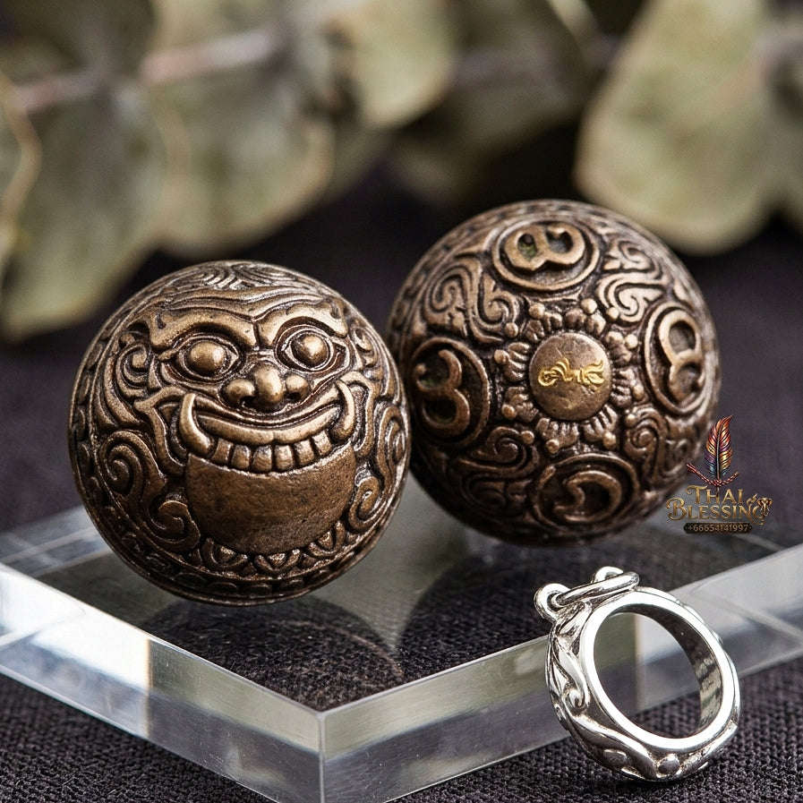 💥 THE OCCULT MASTERPIECE OF COSMIC SHIELDING & WEALTH REVERSAL: THE KRU BA KHAM FAN PHAROT KHORO RAHU NUEA DUANG (BLACK-BRONZE EDITION)!  Sacred "Porot Khoro Rahu Nuea Duang Thai Blessing Co By RURUECHA