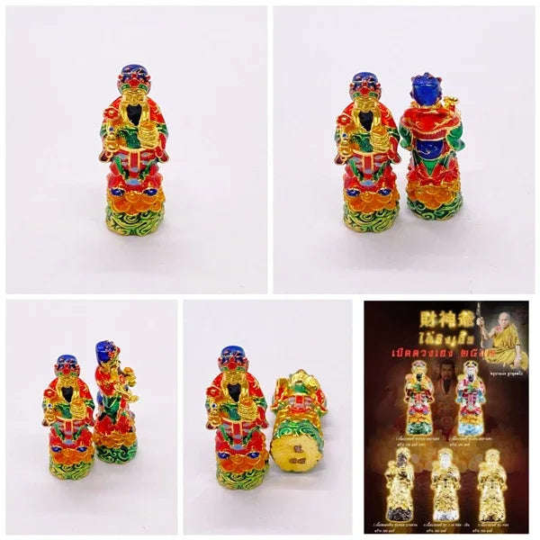 🧧 The "Open Luck" God of Wealth: Chai Sing Ear (Cai Shen Ye) by Kruba Baeng (Mini Size)