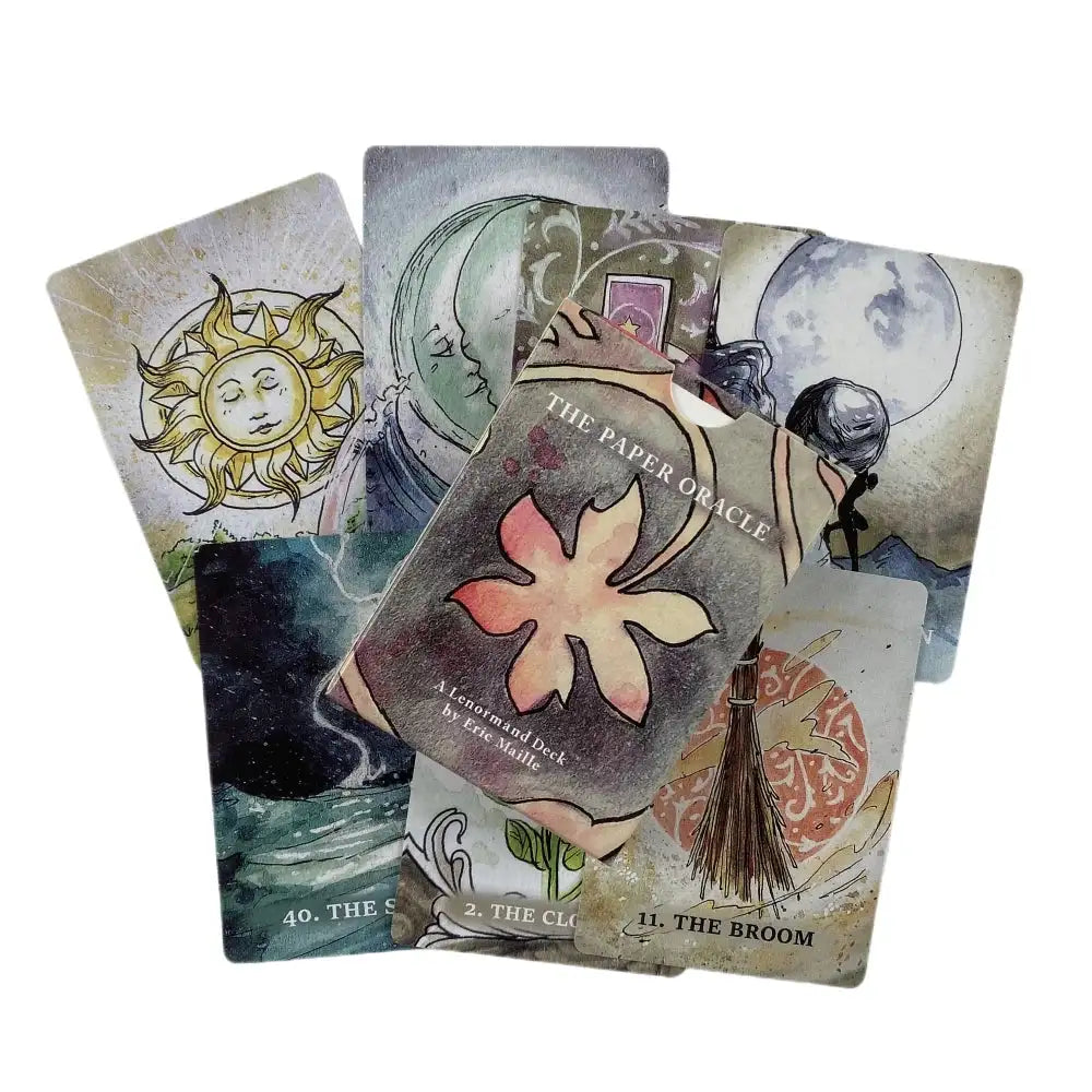 The Paper Oracle Cards Tarot Divination Deck – English Vision Edition for Divination, Meditation & Family Game Gatherings