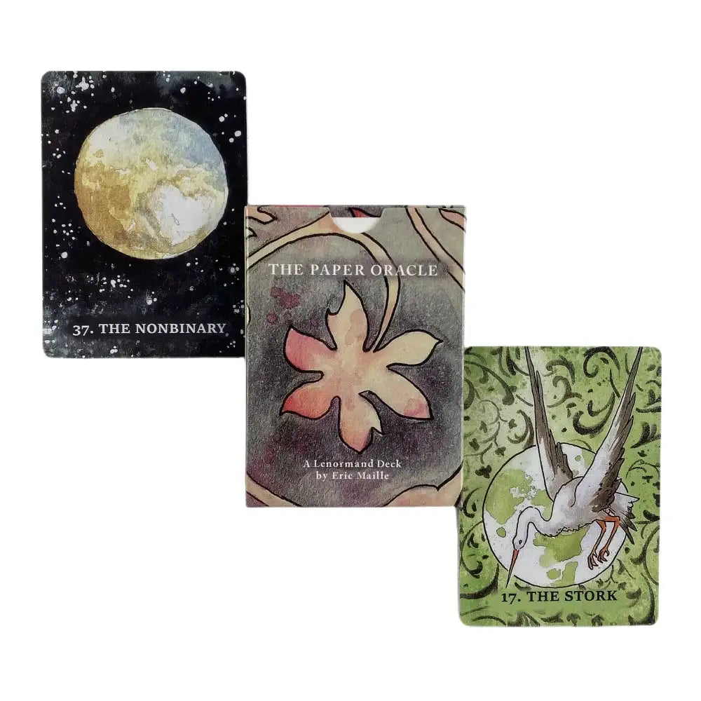 The Paper Oracle Cards Tarot Divination Deck – English Vision Edition for Divination, Meditation & Family Game Gatherings