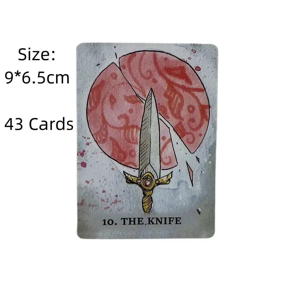 The Paper Oracle Cards Tarot Divination Deck – English Vision Edition for Divination, Meditation & Family Game Gatherings