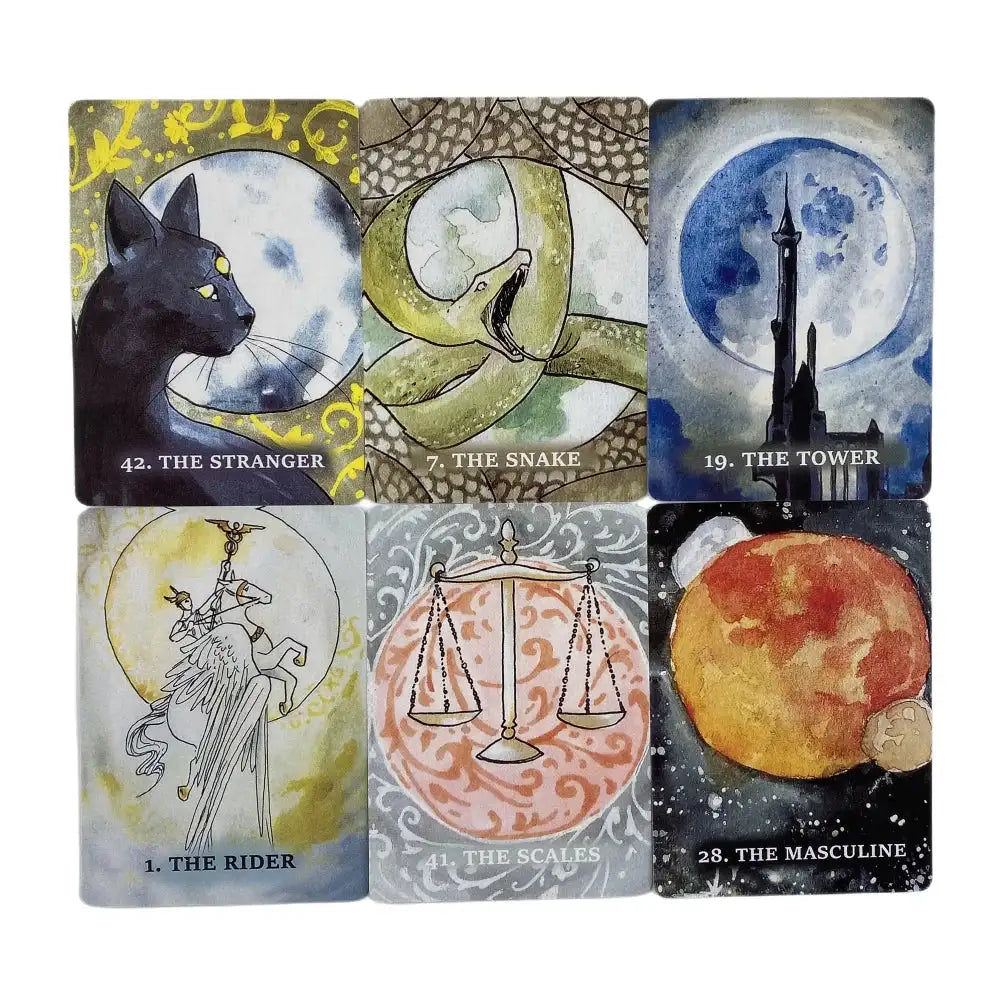 The Paper Oracle Cards Tarot Divination Deck – English Vision Edition for Divination, Meditation & Family Game Gatherings