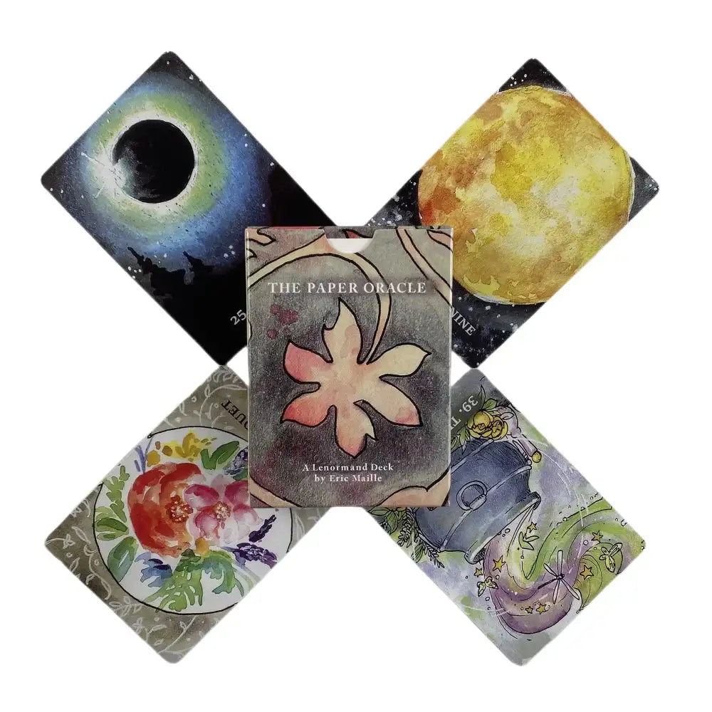 The Paper Oracle Cards Tarot Divination Deck – English Vision Edition for Divination, Meditation & Family Game Gatherings