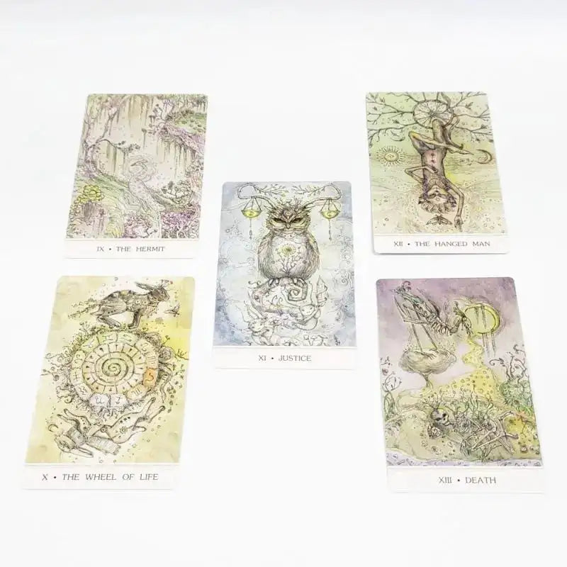 🦄 The Phantasma Tarot – 78-Card Deck with Creatures and Scenes, Rider Waite System, 12x7 cm