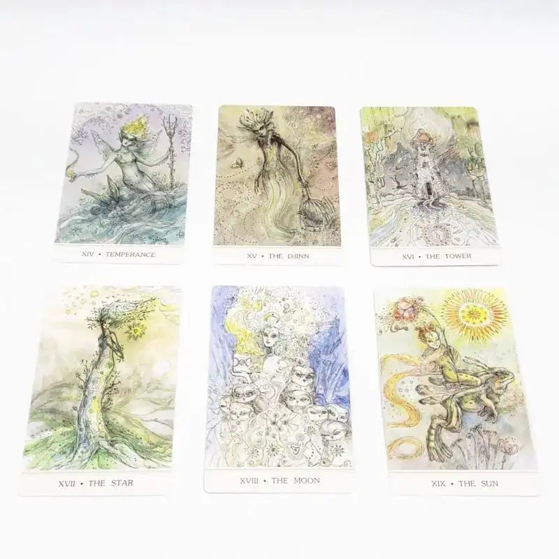 🦄 The Phantasma Tarot – 78-Card Deck with Creatures and Scenes, Rider Waite System, 12x7 cm