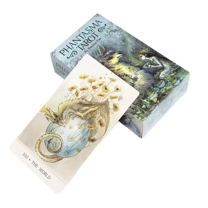 🦄 The Phantasma Tarot – 78-Card Deck with Creatures and Scenes, Rider Waite System, 12x7 cm