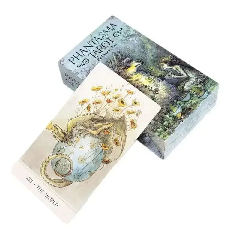 🦄 The Phantasma Tarot – 78-Card Deck with Creatures and Scenes, Rider Waite System, 12x7 cm