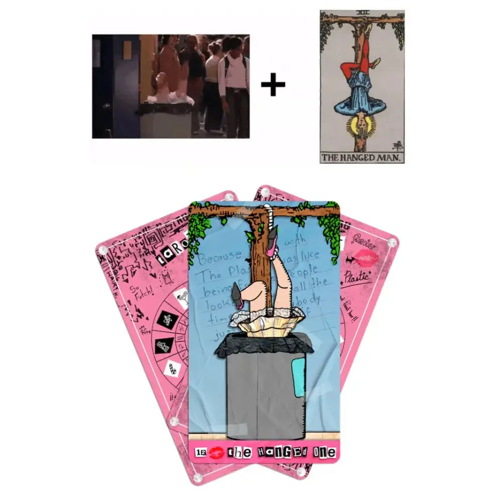 The Plastic Oracle A Mean Girls Tarot Deck – 78 Full-Color Cards with Guidebook, Compact 12 x 7 cm, Movie-Themed Humor