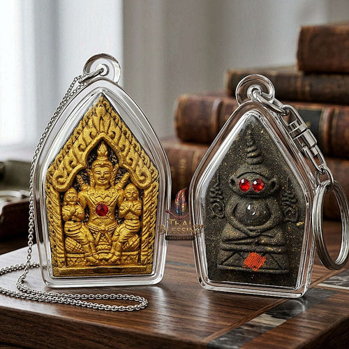 💥 THE POWERFUL BLACK-HERB & GOLD-FOILED MASTERPIECE OF NECROMANTIC SEDUCTION & WEALTH: THE LUANG POO MIAN SAO HA MAHA SETTHI KHUN PHAEN LANG NGANG! Thai Blessing Co By RURUECHA