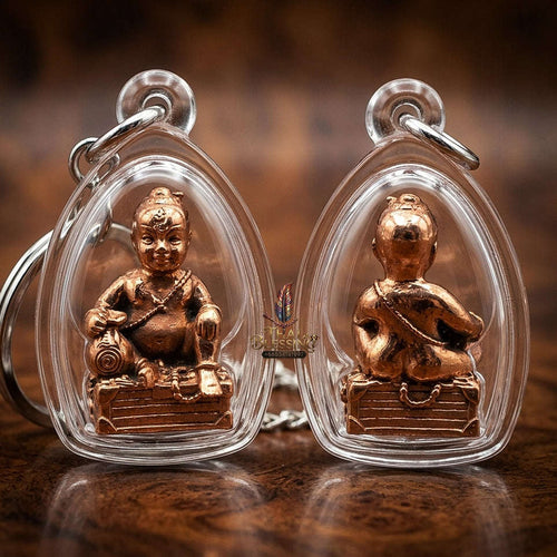💥 THE POWERFUL COPPER MASTERPIECE OF ULTIMATE FORTUNE & VIGILANT SPIRIT GUARDIANSHIP: THE PHRA ACHAN AMNAT SAMNAKSONG KHAO SAM LAN KUMAR MAHA HENG (COPPER SMALL PIM EDITION)! Thai Blessing Co By RURUECHA