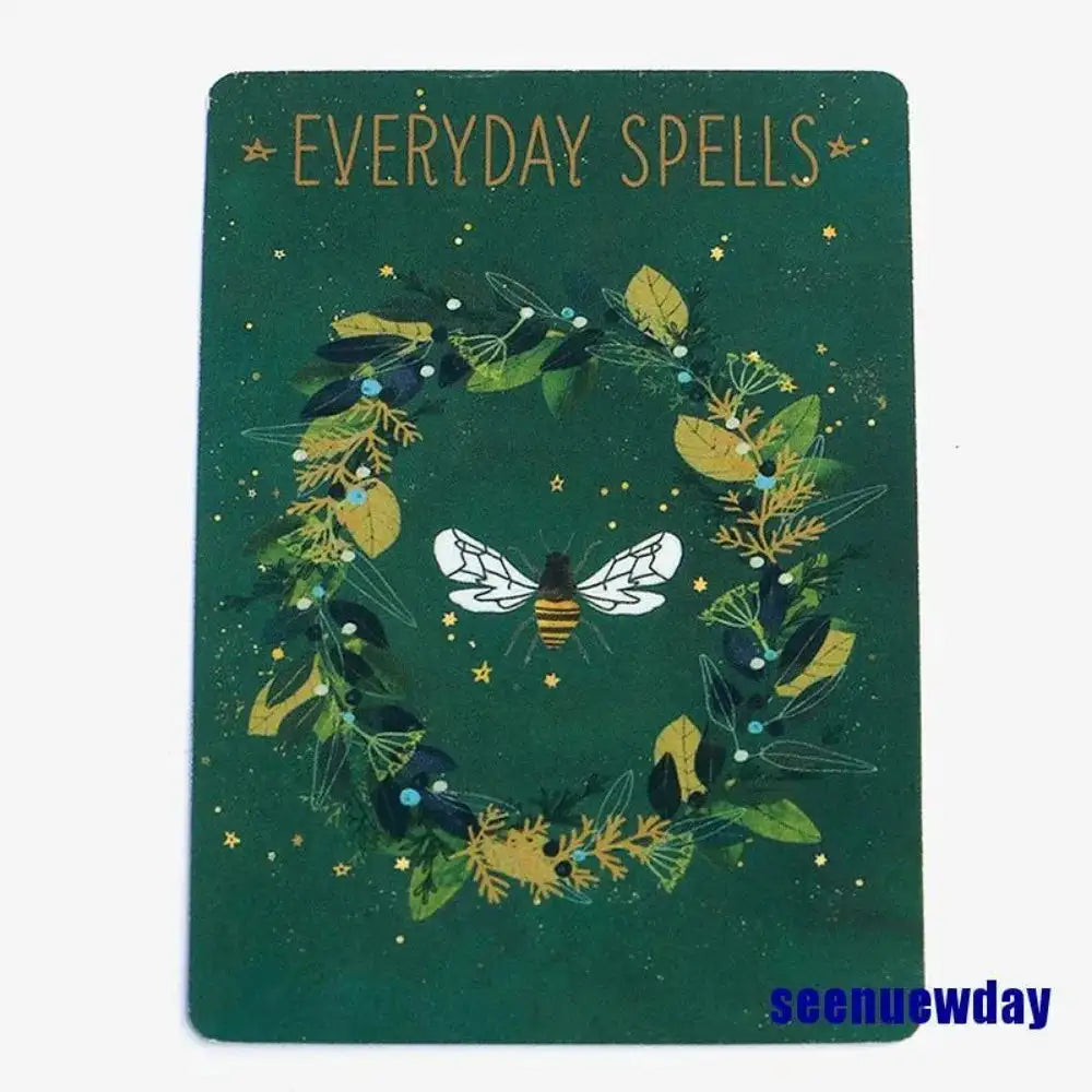 The Practical Witch's Spell Deck – 100 Illustrated Spell Cards with Guidebook, Perfect for Everyday Magic and Spiritual Growth