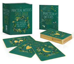 The Practical Witch's Spell Deck – 100 Illustrated Spell Cards with Guidebook, Perfect for Everyday Magic and Spiritual Growth