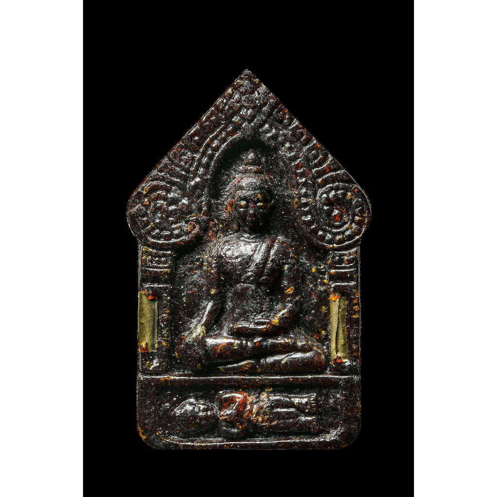 🌟 ❤️ The Primal Magnet: Khun Paen "Pong Men Shatu" – The Ultimate Soul-Binding Attraction Masterpiece ❤️ Lac resin mixed with purified powder embedded with a pair of silver amulets.
