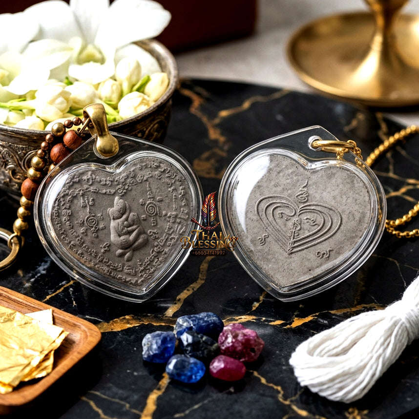 ✨ [The Primal Sovereign of Absolute Desire & Obsession] Sacred "Inn Khu Maha Saneh" (The Great Charm Inn) – Ultra-Potent "Phong Phrai" (Spirit Powder) Edition – Master-Blessed by Rue Si Amnat Thong Charoen (2015) Thai Blessing Co By RURUECHA