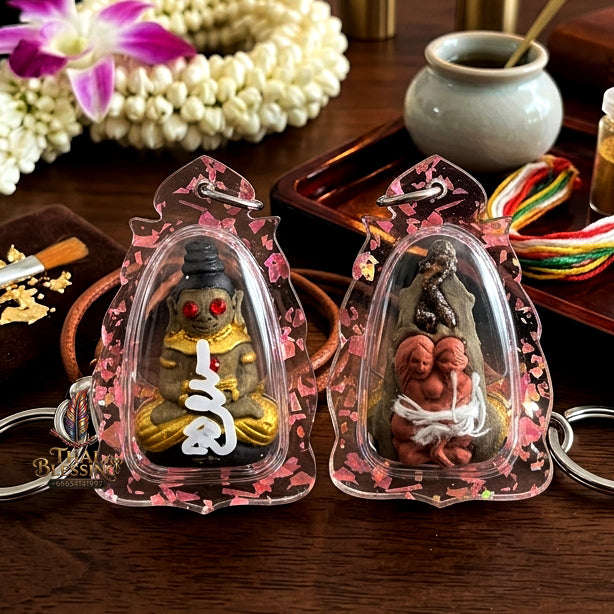 ✨ [The Primal Sovereign of Absolute Desire] Sacred "Ngang Maha Saneh" (The Great Charm Ngang) – Dual-Power Edition with "Inn Khu" (Sacred Union) Reverse – Master-Blessed by Ajarn Weerathep Yan-Khru-Prasit (2024) Thai Blessing Co By RURUECHA
