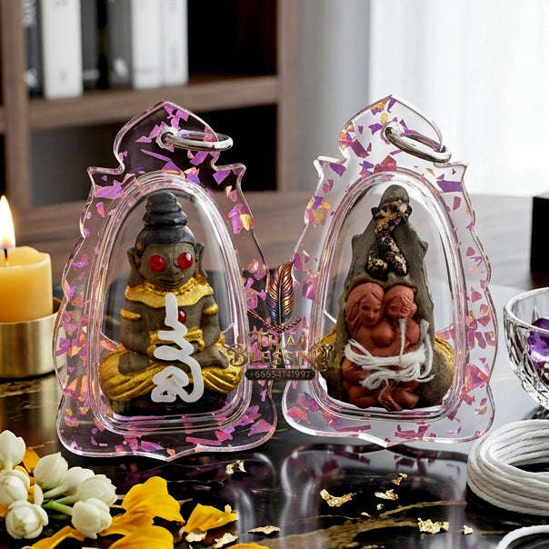 ✨ [The Primal Sovereign of Absolute Desire] Sacred "Ngang Maha Saneh" (The Great Charm Ngang) – Dual-Power Edition with "Inn Khu" (Sacred Union) Reverse – Master-Blessed by Ajarn Weerathep Yan-Khru-Prasit (2024) Thai Blessing Co By RURUECHA