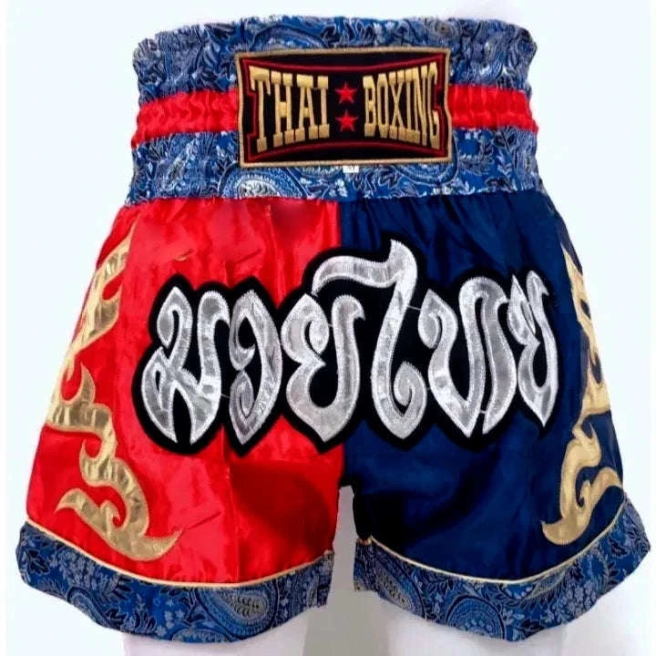 🥊 The Radiant Striker: Twotone Signature Muay Thai Shorts – Premium Vibrant Dual-Color Series, Ultra-Comfortable Stylish Boxing Trunks, Handcrafted High-Precision Export Grade for Adults and Kids