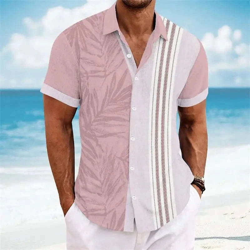 ✨ The Retro White-Dot Masterpiece: Premium Men's Casual Short-Sleeve Shirt – High-Definition Polka Dot Digital Print, Ultra-Breathable Lightweight Fabric, and Sophisticated Vintage Holiday Silhouette CSFQQQD106