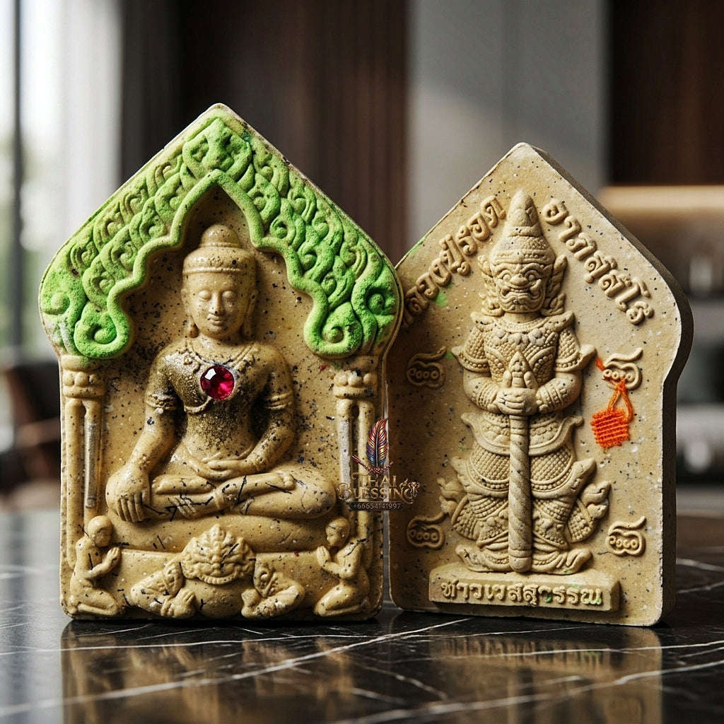 💥 THE REVERED WHITE-POLLEN MASTERPIECE OF SOVEREIGN LEADERSHIP & INDESTRUCTIBLE SHIELDING: THE LUANG PU ROD WAT KHOK KROM YOD KHUN PHON! Thai Blessing Co By RURUECHA