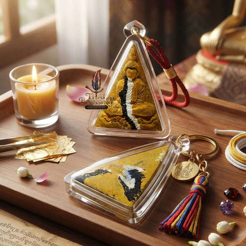 ✨ [The Sacred Legacy: The 2018 Master-Edition] Sacred "Phra Nang Phaya" (The Queen of Amulets) – Consecrated in "Phuttha-Khun" (Sacred Powder) Matrix – Master-Blessed at Wat Pheri Phichai (2018/2561) Thai Blessing Co By RURUECHA