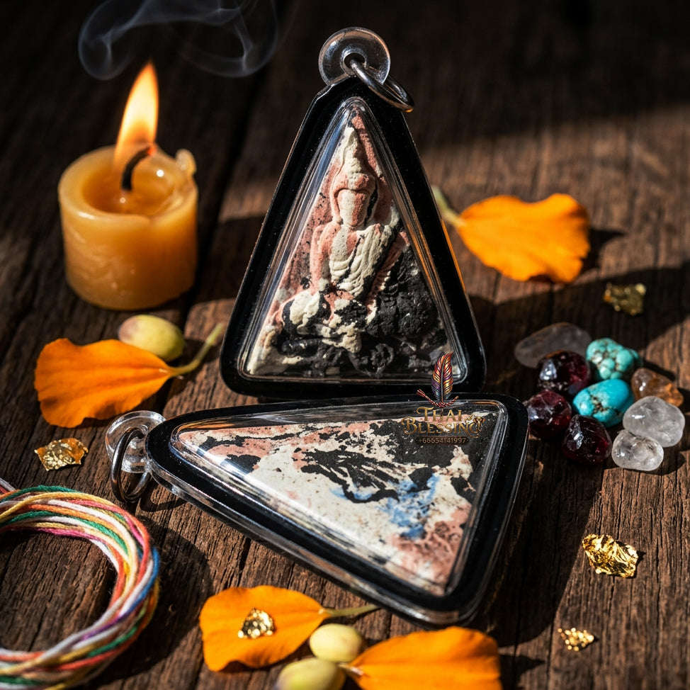 ✨ [The Sacred Legacy: The 2018 Master-Edition] Sacred "Phra Nang Phaya" (The Queen of Amulets) – Consecrated in "Phuttha-Khun" (Sacred Powder) Matrix – Master-Blessed at Wat Pheri Phichai (2018/2561) Thai Blessing Co By RURUECHA
