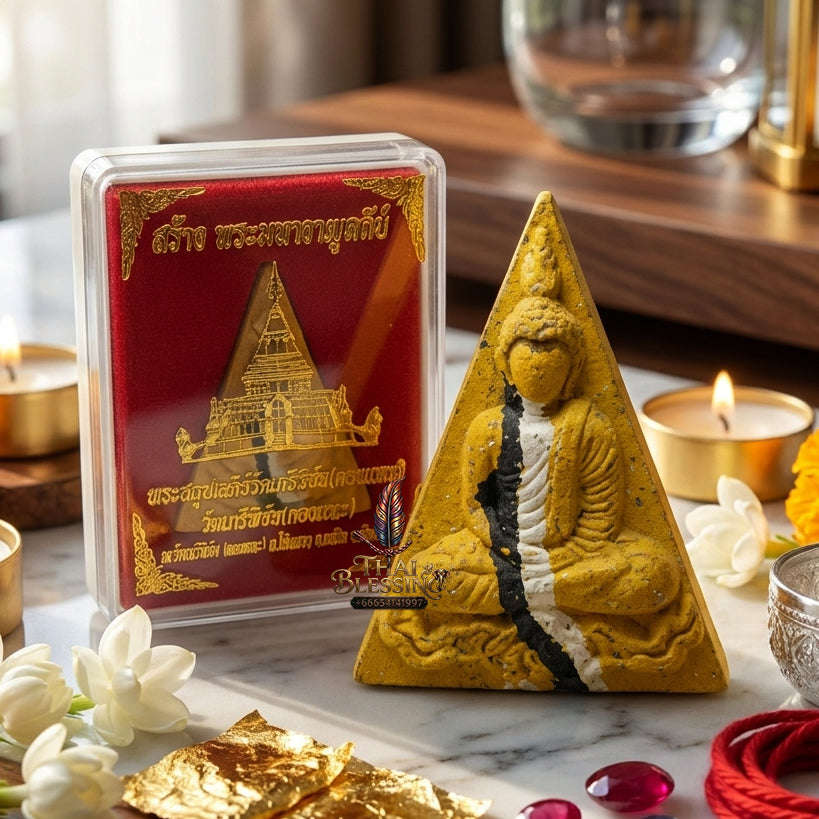 ✨ [The Sacred Legacy: The 2018 Master-Edition] Sacred "Phra Nang Phaya" (The Queen of Amulets) – Consecrated in "Phuttha-Khun" (Sacred Powder) Matrix – Master-Blessed at Wat Pheri Phichai (2018/2561) Thai Blessing Co By RURUECHA