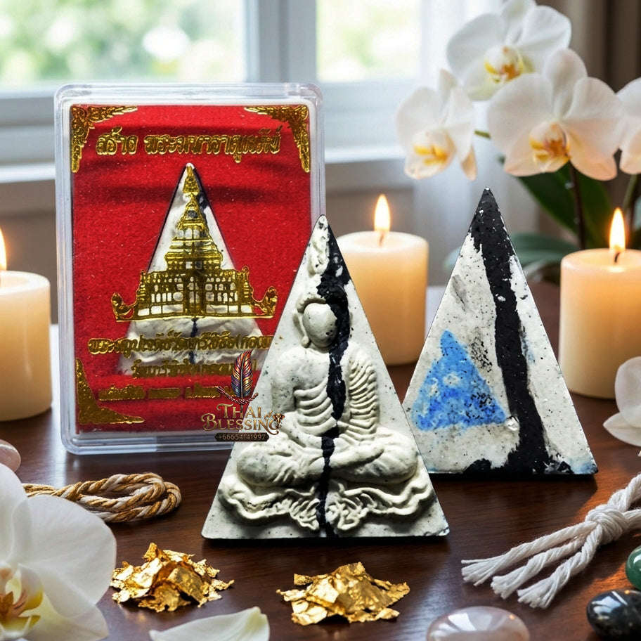 ✨ [The Sacred Legacy: The 2018 Master-Edition] Sacred "Phra Nang Phaya" (The Queen of Amulets) – Consecrated in "Phuttha-Khun" (Sacred Powder) Matrix – Master-Blessed at Wat Pheri Phichai (2018/2561) Thai Blessing Co By RURUECHA