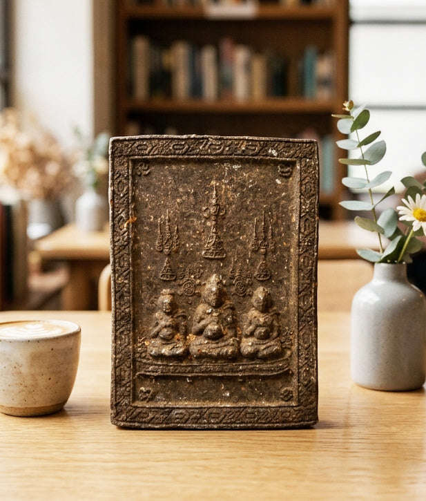 👶 The Sacred Trinity Kumantong - Triple Fortune Guardian Spirit (2012 Legacy Edition) - Crafted with Sacred Prai Kumantong Powders - Blessed by Kruba Phraiwan, Wat Ban Rai Kok Sung