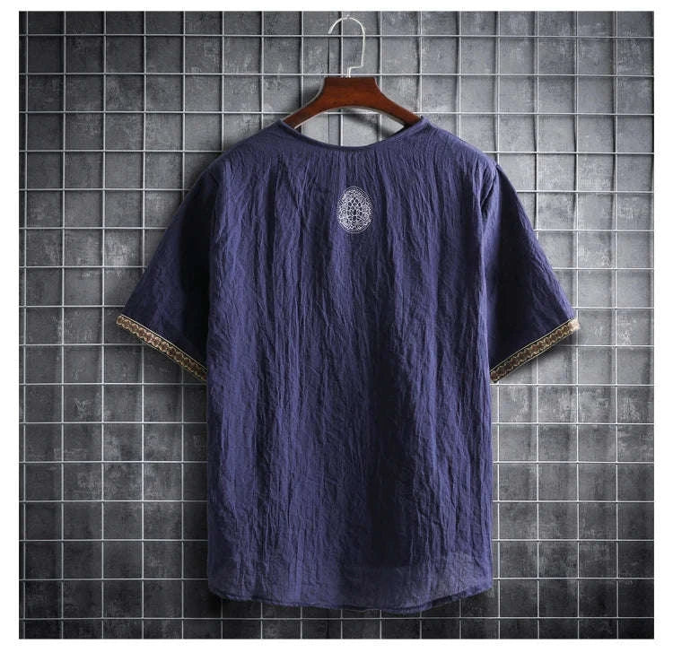 ✨ The Seoul Minimalist: Premium Men’s Plus Size Hawaiian Shirt (M-5XL) – Ultra-Lightweight Solid Color Fabric, Korean "Clean Fit" Aesthetic, and Breathable Short-Sleeve Casual Button-Down