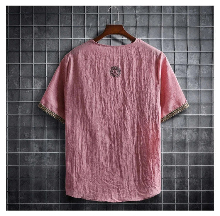 ✨ The Seoul Minimalist: Premium Men’s Plus Size Hawaiian Shirt (M-5XL) – Ultra-Lightweight Solid Color Fabric, Korean "Clean Fit" Aesthetic, and Breathable Short-Sleeve Casual Button-Down