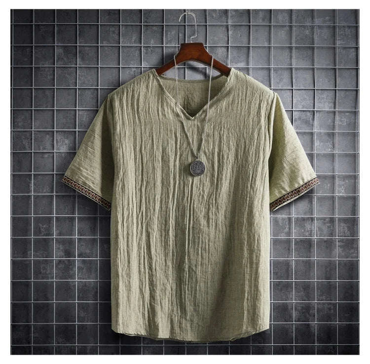 ✨ The Seoul Minimalist: Premium Men’s Plus Size Hawaiian Shirt (M-5XL) – Ultra-Lightweight Solid Color Fabric, Korean "Clean Fit" Aesthetic, and Breathable Short-Sleeve Casual Button-Down