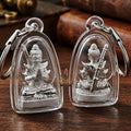 💥 THE SILVER-PLATED PHRAI-POWDER MASTERPIECE OF NECROMANTIC SEDUCTION: THE KRU BA NUEA RITH SILVER-PLATED PHRAI KHUN PHAEN!  Sacred "Khun Phaen Saen Arkhom Thai Blessing Co By RURUECHA