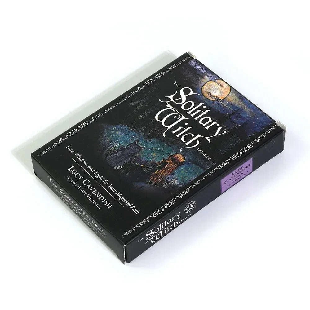 🧙‍♀️ The Solitary Witch Oracle Deck – 45 Cards | English Edition | Mystical Oracle & Tarot Hybrid | Family Party Board Game