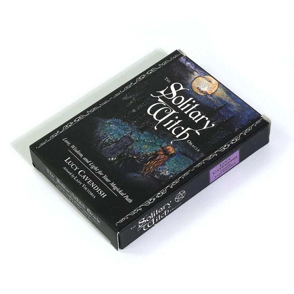 🧙‍♀️ The Solitary Witch Oracle Deck – 45 Enchanting Cards | English Version | Oracle & Tarot Hybrid | Family Party Board Game