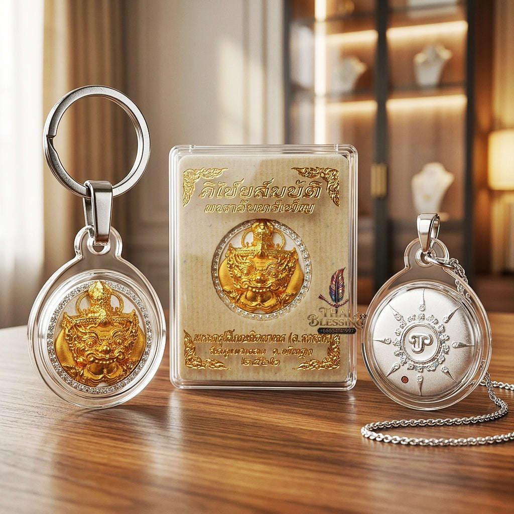 💥 THE SOVEREIGN 2K DUAL-TONE BUTTON OF SUPREME RAHU ECLIPSE & PROTECTION: THE PICHAI SOMBAT!  Sacred "Met Kradum Phra Rahu Phichai Sombat Thai Blessing Co By RURUECHA