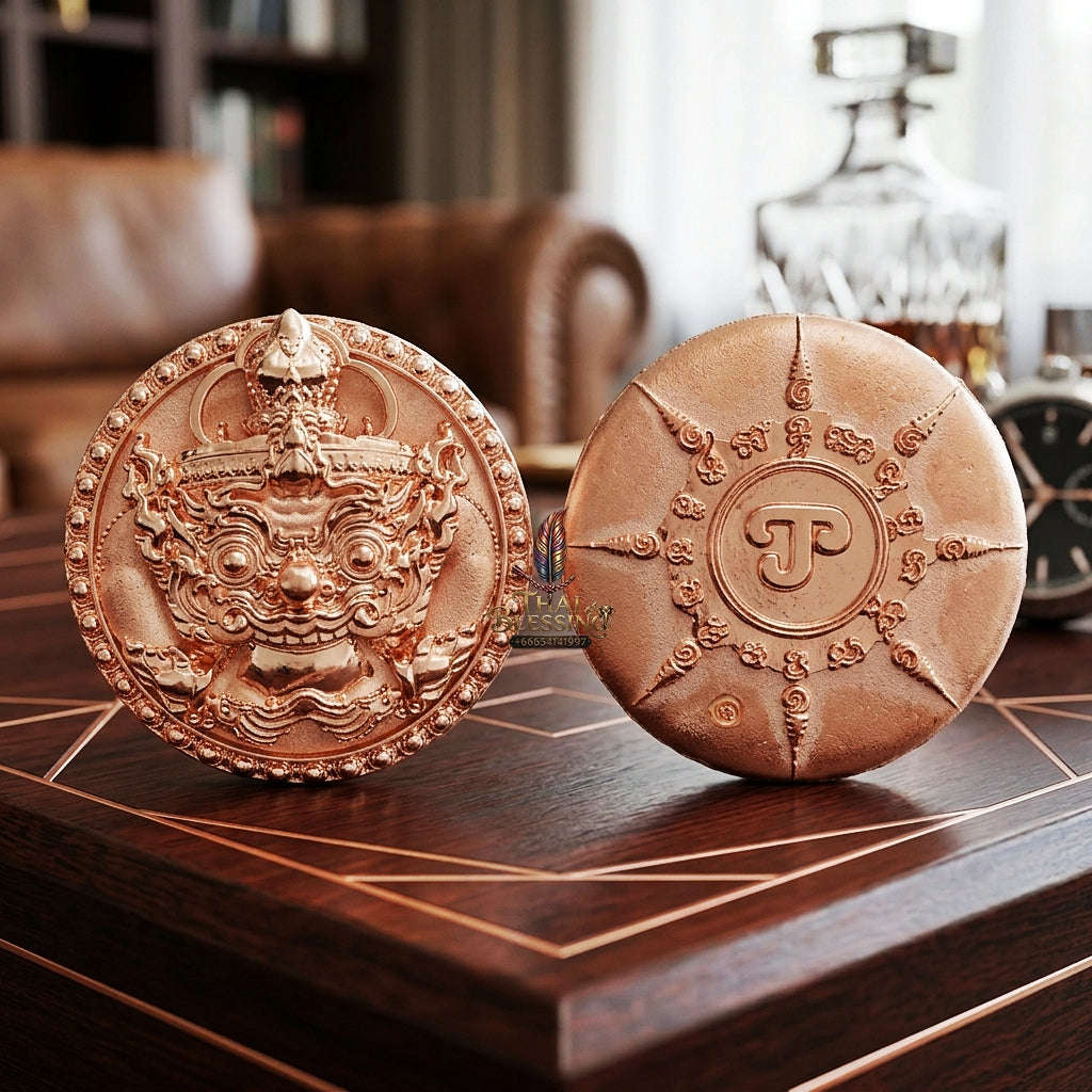💥 THE SOVEREIGN BUTTON OF SUPREME VICTORY & WEALTH: THE PICHAI SOMBAT!   Sacred "Met Kradum Phichai Sombat (Victory & Wealth Button) Thai Blessing Co By RURUECHA