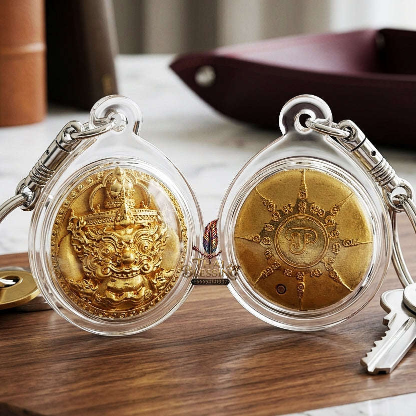 💥 THE SOVEREIGN GOLDEN BUTTON OF SUPREME VICTORY & PROTECTION: THE PICHAI SOMBAT!  Sacred "Met Kradum Phichai Sombat (Victory & Protection Button) Thai Blessing Co By RURUECHA