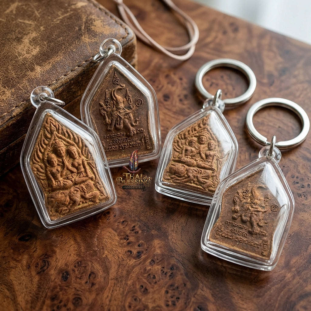 💥 THE SOVEREIGN MASTERPIECE OF CAMBODIAN PHET PHAYATHON SEDUCTION: THE PHRA AJARN KHEM KHUN PHAEN!  Sacred "Khun Phaen Phet Phrayathon Maha Saneh Thai Blessing Co By RURUECHA