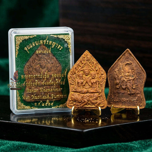 💥 THE SOVEREIGN MASTERPIECE OF CAMBODIAN PHET PHAYATHON SEDUCTION: THE PHRA AJARN KHEM KHUN PHAEN!  Sacred "Khun Phaen Phet Phrayathon Maha Saneh Thai Blessing Co By RURUECHA