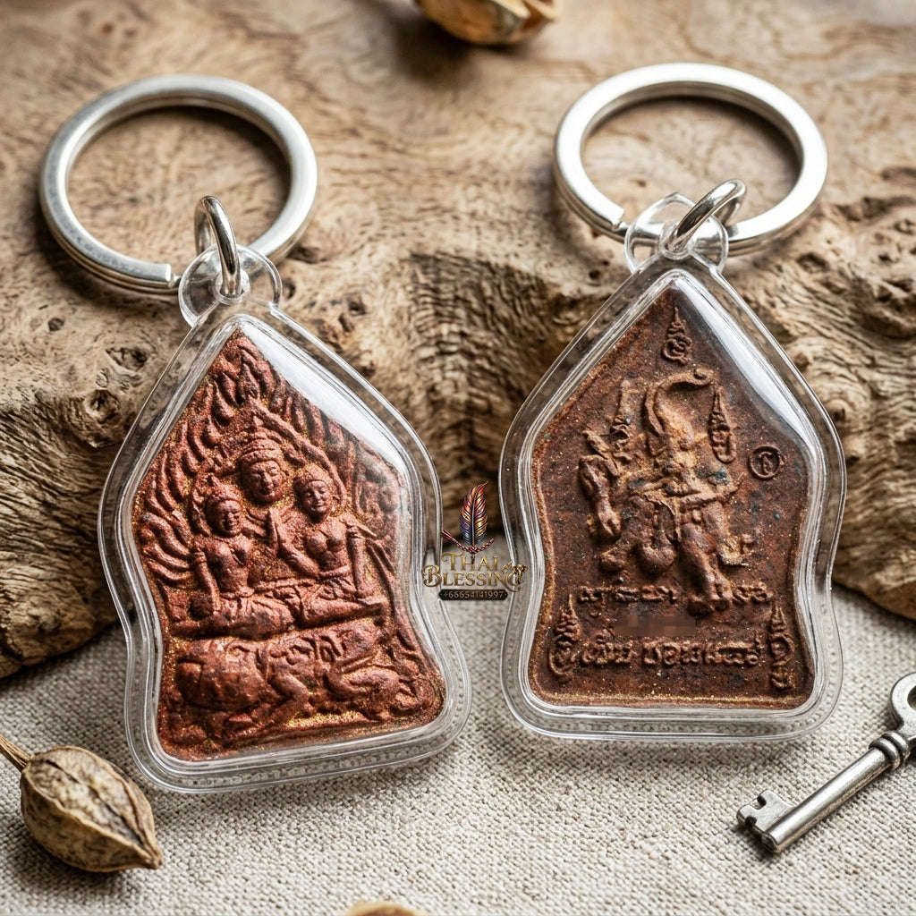 💥 THE SOVEREIGN MASTERPIECE OF CAMBODIAN PHET PHAYATHON SEDUCTION: THE PHRA AJARN KHEM KHUN PHAEN!  Sacred "Khun Phaen Phet Phrayathon Maha Saneh Thai Blessing Co By RURUECHA
