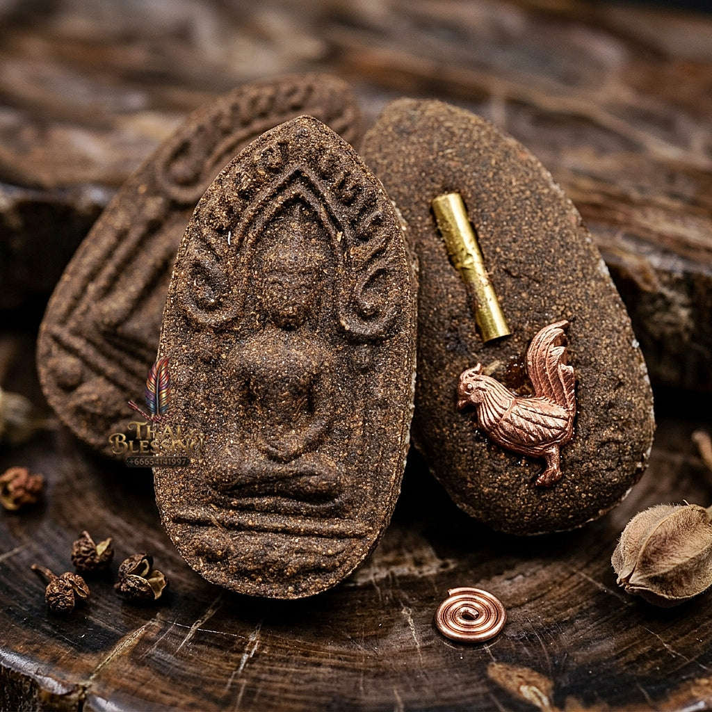 💥 THE SOVEREIGN MASTERPIECE OF HERBAL CHARM: THE MAHA WAN KHUN PHAN KAI PHA SEK! Sacred "Khun Phan Kai Pha Sek (Half-Egg Khun Phan)
