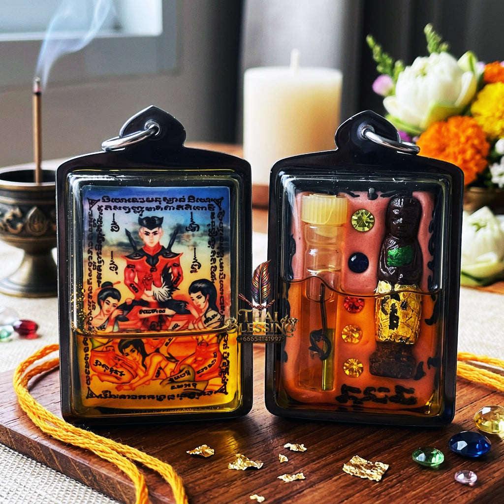✨ [The Sovereign of Absolute Erotic Command & Irresistible Social-Magnetic Dominion: The 2026 "Grand-Master" Sovereign Edition] Sacred "Khun Phaen 3 Nang Phrai (The Sovereign Khun Phaen with the Triad of Spirits)