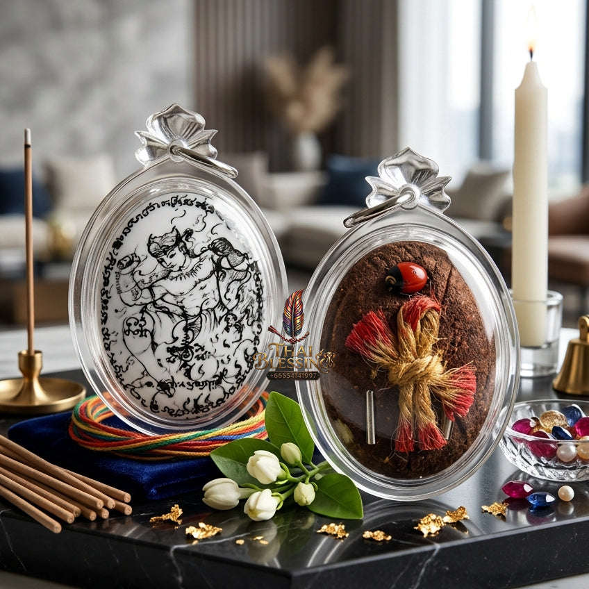 ✨ [The Sovereign of Absolute Invincibility & Kinetic Defense: The 2026 "Grand-Master" Sovereign Edition] Sacred "Locket Nak-Muai (The Sovereign Boxer-Warrior)" – Special "Protection & Kinetic-Armor" Matrix – Consecrated by Achan Uthen Thai