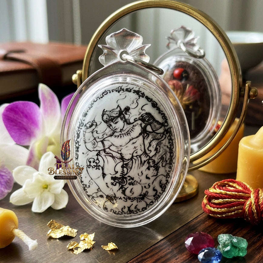 ✨ [The Sovereign of Absolute Invincibility & Kinetic Defense: The 2026 "Grand-Master" Sovereign Edition] Sacred "Locket Nak-Muai (The Sovereign Boxer-Warrior)" – Special "Protection & Kinetic-Armor" Matrix – Consecrated by Achan Uthen Thai