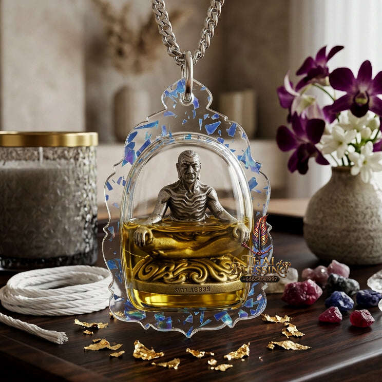 ✨ [The Sovereign of Absolute Mastery & Boundless Prosperity: The 2023 "Infinite-Summit" Master-Edition] Sacred "Borom Khru Kaya Kaew" (The Grand Master of Supernatural Achievement) – Special "Ancient-Silver & 108-Herb Powder & Dual-Wealth